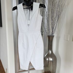 Chic White Backless Dress